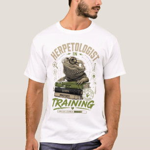 Herpetologe in Ausbildung Bartagamen T-Shirt