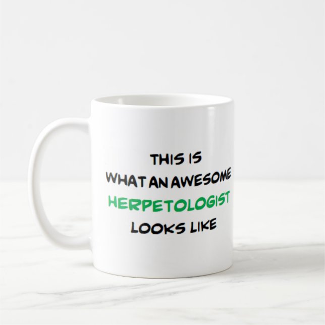 Herpetologe, phantastisch kaffeetasse (Links)