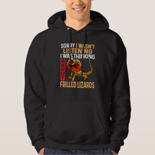Herpetologe Reptile Frilled Lizard Hoodie