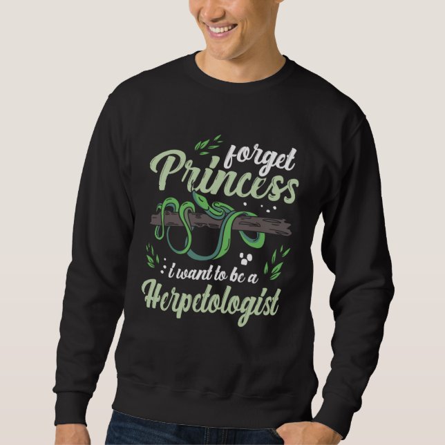 Herpetologist Apparel Herpetology for Women Sweatshirt (Vorderseite)