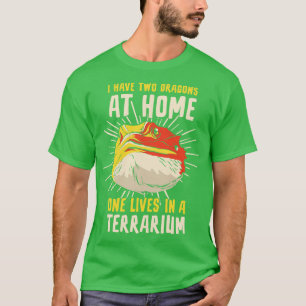 Herpetology Bartded Dragon Lizard Reptile Terrariu T-Shirt
