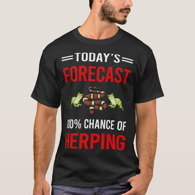 Herping Herpetologin Herpetology Herper T-Shirt (Vorderseite)
