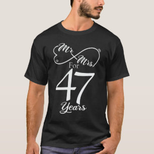 Herr 47 Jahre 47 Jahre Hochzeit T-Shirt