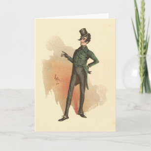 Herr Alfred Jingle von The Pickwick Papers Karte