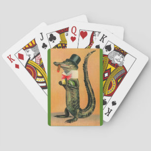 Herr Alligator Spielkarten
