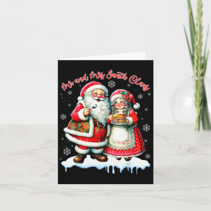 Herr & Frau Weihnachtsmann Weihnachten passend Karte