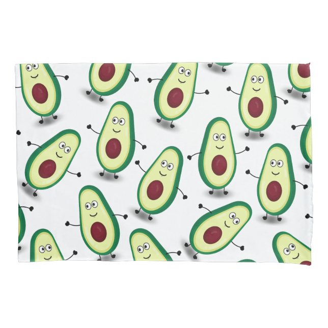 Herr Avocado Pattern Kissenbezug (Vorderseite)