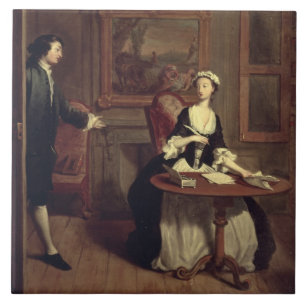 Herr B. findet Pamela-Schreiben, Illustration von Fliese