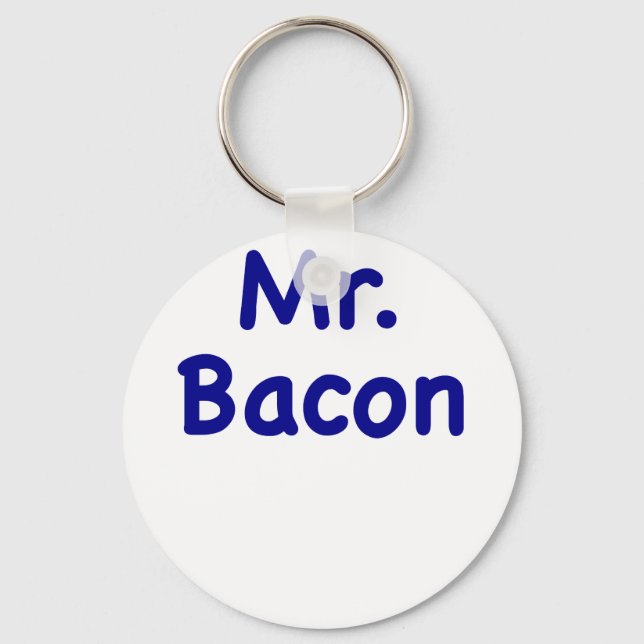 Herr Bacon Schlüsselanhänger (Vorderseite)