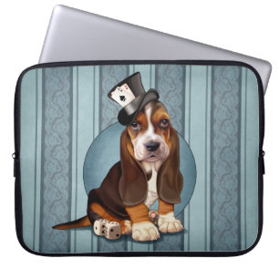 Herr-Basset Hound-Welpe Laptopschutzhülle