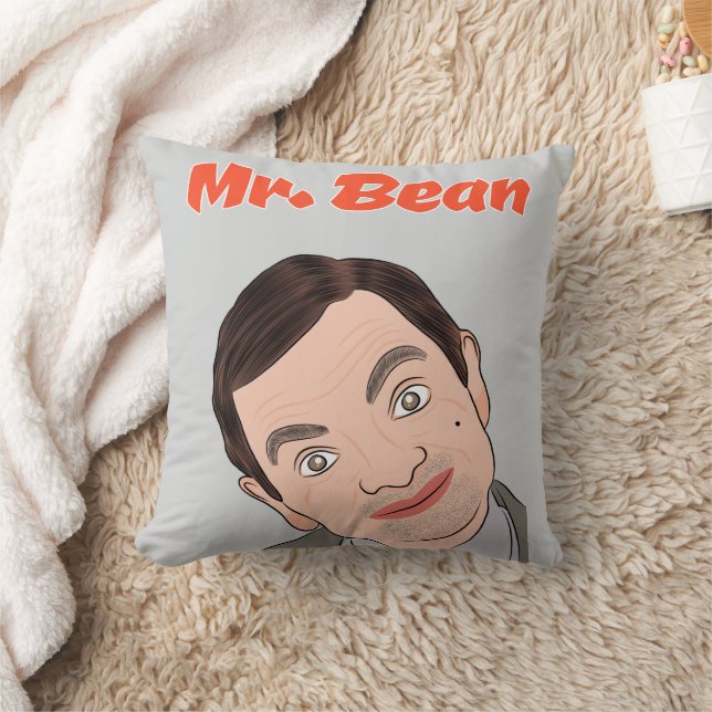 Herr Bean (Rowan Atkinson) Fan Art Kissen (Decke)