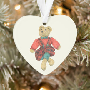 HERR BEAR Akryllische Herzdekoration Ornament