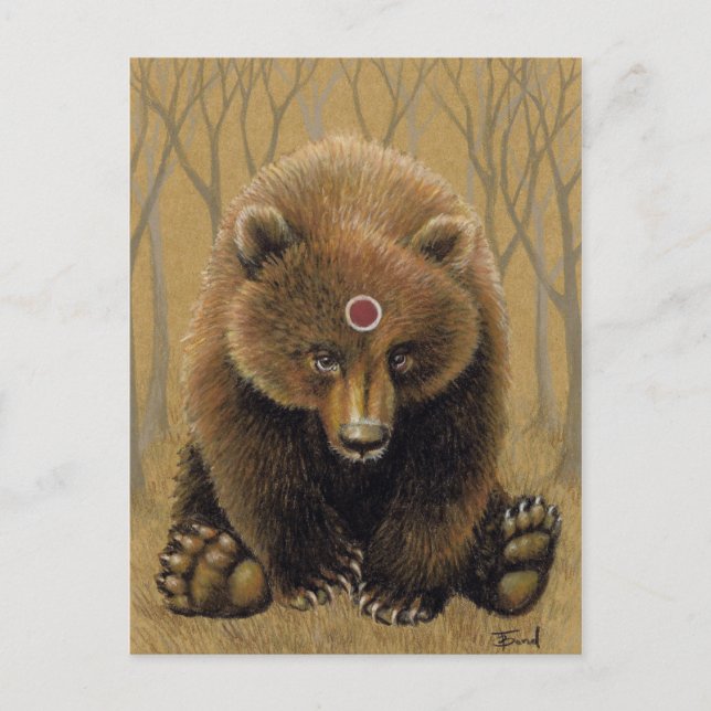 Herr Bear Postkarte (Vorderseite)