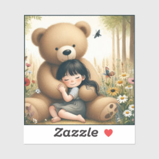 Herr Bearhug Aufkleber