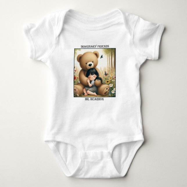 Herr Bearhug Baby Strampler (Vorderseite)
