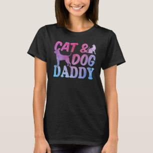 Herr Besitzer der Katze Hundebesitzer Vati Katze T-Shirt