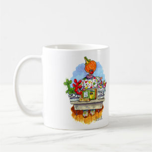 Herr Binky macht Ballontiere. Kaffeetasse