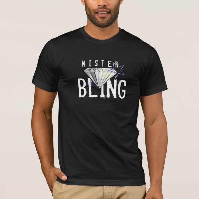 Herr Bling Diamond T-Shirt (Vorderseite)