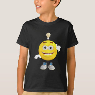 Herr Brainy das dieses Emoji Lieben zu denken T-Shirt