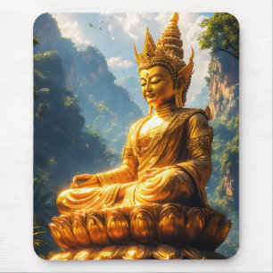Herr Buddha des Goldenen Landes Mousepad