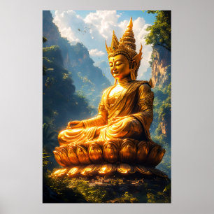 Herr Buddha des Goldenen Landes Poster