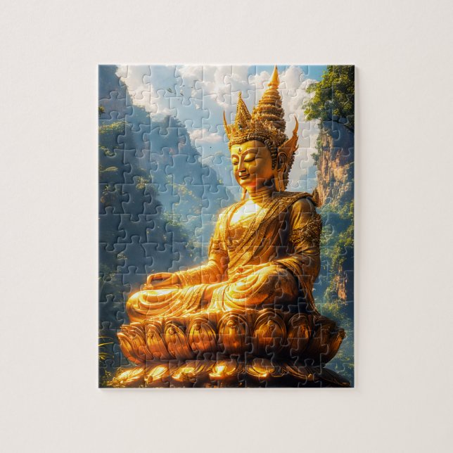 Herr Buddha vom Goldenen Land Puzzle (Vertikal)