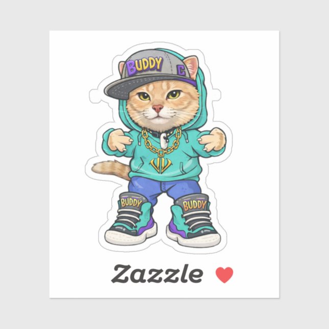 Herr Buddy Sticker (Blatt)