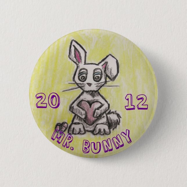 Herr Bunny 2012 Button (Vorderseite)