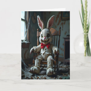 Herr Bunny Halloween Feiertagskarte