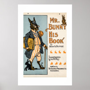 Herr Bunny, sein Buch - Adam L. Sutton Poster