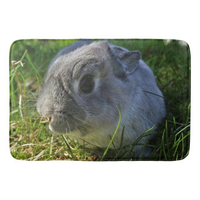 Herr Bunnys Close Up Badematte (Vorderseite)