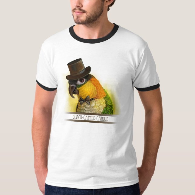 Herr Caique Realistisches Gemälde T-Shirt (Vorderseite)