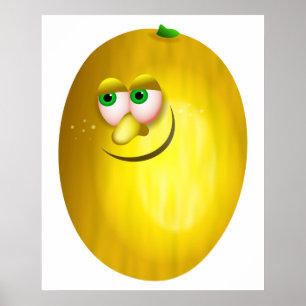 Herr Canary Melon Poster