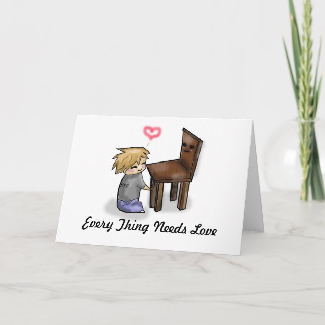 Herr Chair Card Karte (Vorderseite)