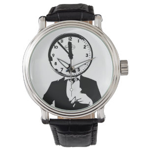 Herr Clock Face Watch Design Armbanduhr