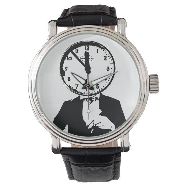 Herr Clock Face Watch Design Armbanduhr (Vorderseite)