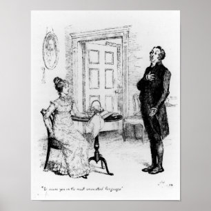 Herr Collins und Elizabeth Poster