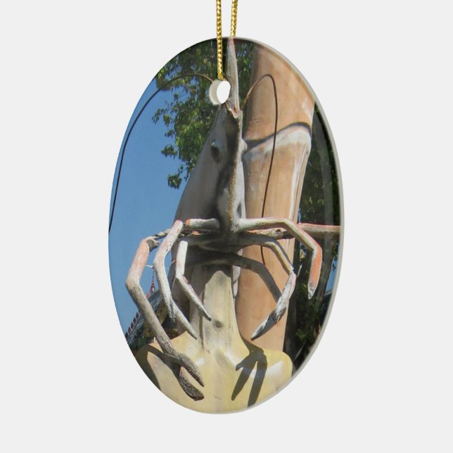 Herr Crustacean AKA Lobster Leiter ... Buddhist He Keramik Ornament (Links)