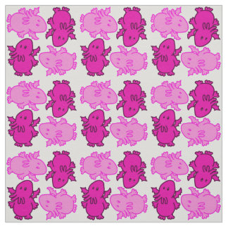 Herr Cthulhu Pink Repeat Stoff