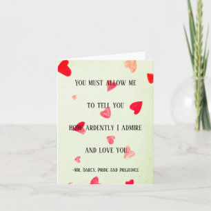 Herr Darcy Card Karte