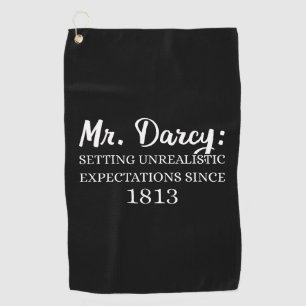 Herr Darcy: Unrealistische Erwartungen seit 1813 I Golfhandtuch