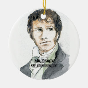 Herr Darcy von Pemberley Keramikornament
