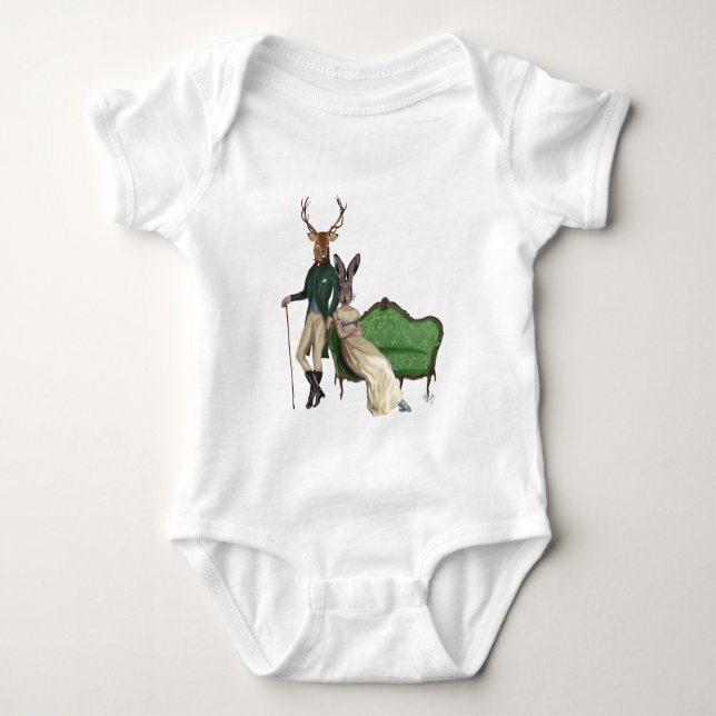 Herr Deer und Frau Rabbit 2 T-Shirt (Vorderseite)