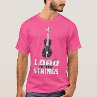 Herr der Saiten Violin Orchester Musiker T-Shirt