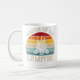 Herr des Lagerfeuers Camping Camper Kaffeetasse