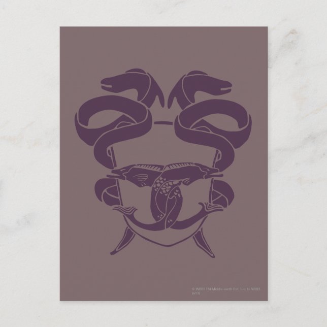 Herr des Laketown-Symbols Postkarte (Vorderseite)