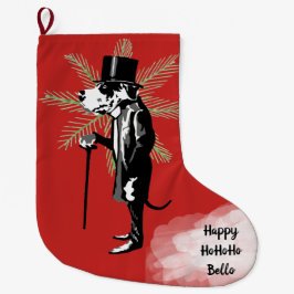 Herr Deutsche Dogge Großer Weihnachtsstrumpf