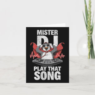 Herr Dj Spiel Das Lied Funny Penguin Dj Jugend An Karte