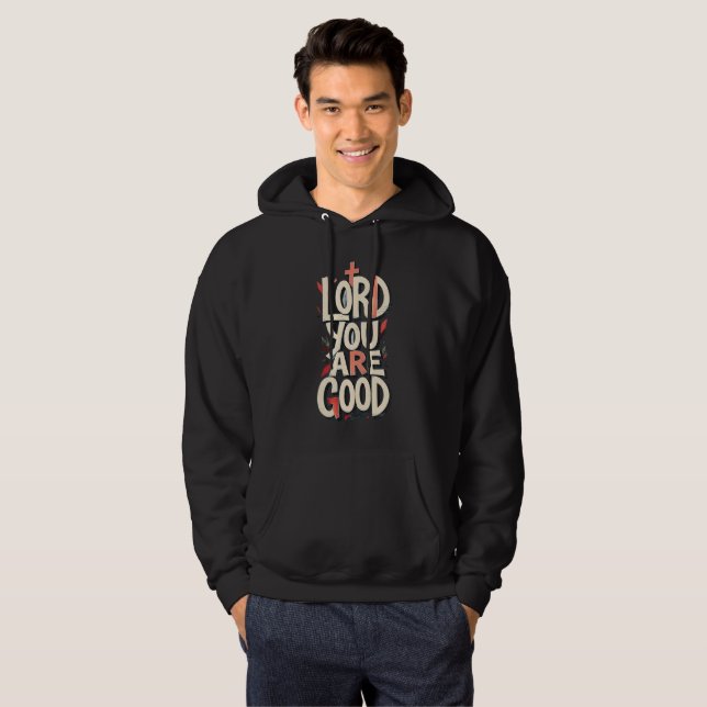 HERR, du bist gut - Christlich Hoodie (Vorne ganz)
