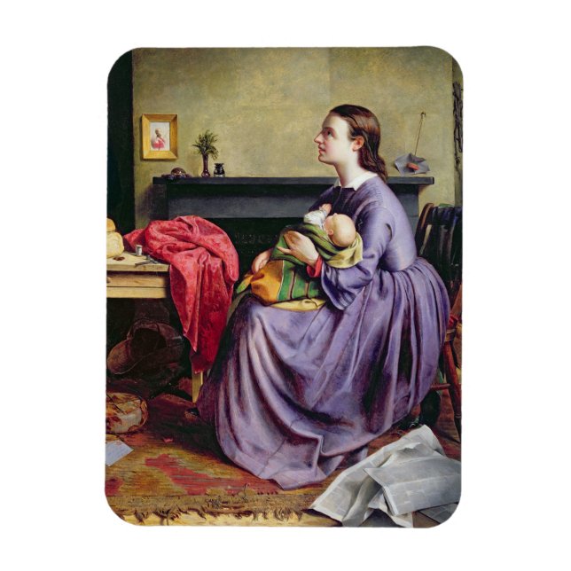 Herr, du wirst getan werden, 1855 (Öl auf Leinwand Magnet (Vertikal)